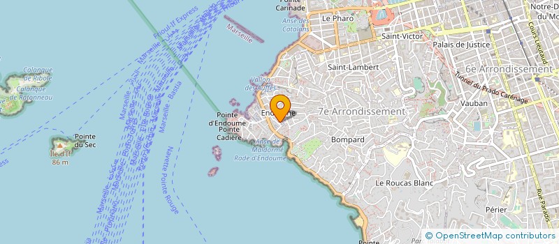 localisation de l'entreprise MONSIEUR HENRI GABILLARD à MARSEILLE