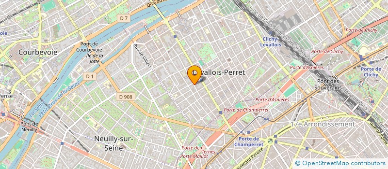 localisation de l'entreprise MONSIEUR HENRI GAGNAIRE à LEVALLOIS-PERRET