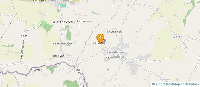 localisation de l'entreprise MONSIEUR HENRI GAILLARD  SAINT-BRICE-DE-LANDELLES