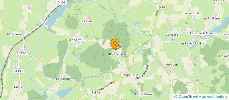 localisation de l'entreprise MONSIEUR HENRI GALAMAND  CURBIGNY