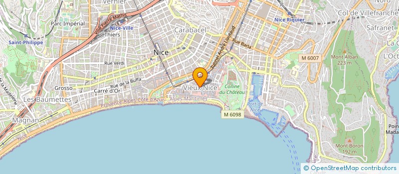 localisation de l'entreprise MONSIEUR HENRI GALLIANO à NICE