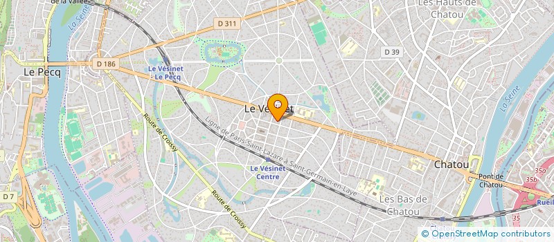 localisation de l'entreprise MONSIEUR HENRI GALLOULA à LE VESINET