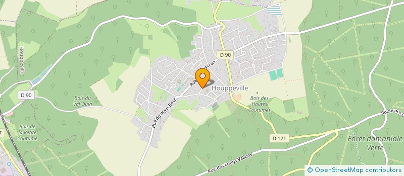 localisation de l'entreprise MONSIEUR HENRI GALUSZKA  HOUPPEVILLE