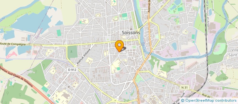 localisation de l'entreprise MONSIEUR HENRI GANDON à SOISSONS