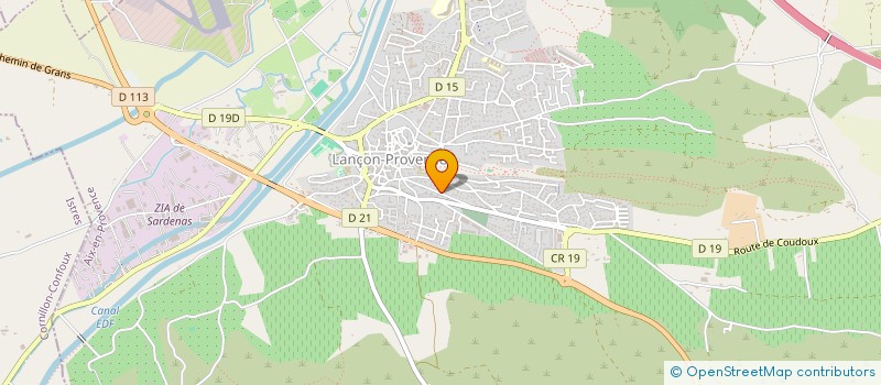 localisation de l'entreprise MONSIEUR HENRI GARCIA  LANCON-PROVENCE