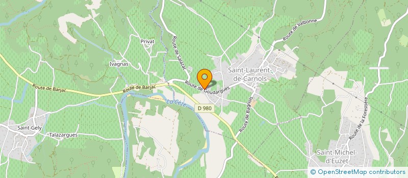 localisation de l'entreprise MONSIEUR HENRI GARNIER  SAINT-LAURENT-DE-CARNOLS