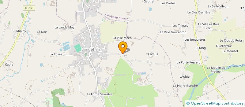 localisation de l'entreprise MONSIEUR HENRI GARNIER à LANDEHEN