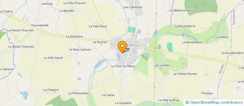 localisation de l'entreprise MONSIEUR HENRI GASTINEAU  BONNEMAIN