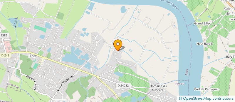 localisation de l'entreprise MONSIEUR HENRI GATEUIL  IZON