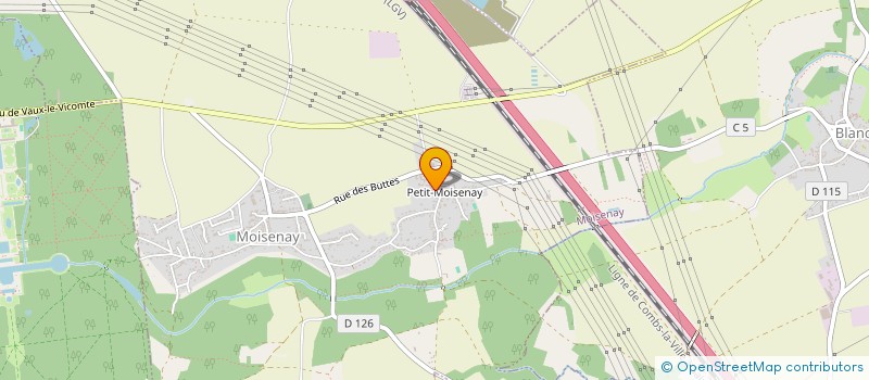 localisation de l'entreprise MONSIEUR HENRI GAUD  MOISENAY