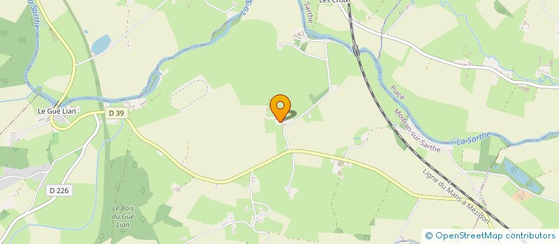 localisation de l'entreprise MONSIEUR HENRI GAUDEMER  MOITRON-SUR-SARTHE