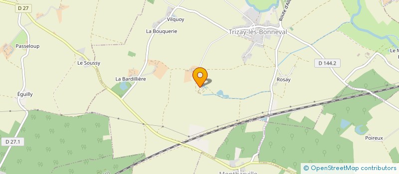 localisation de l'entreprise MONSIEUR HENRI GAUTRON à TRIZAY-LES-BONNEVAL