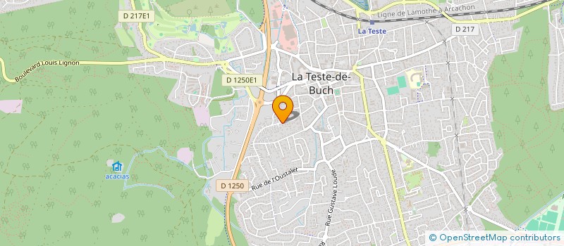 localisation de l'entreprise MONSIEUR HENRI GENDRE à LA TESTE-DE-BUCH