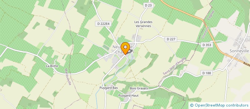 localisation de l'entreprise MONSIEUR HENRI GEOFFROY  NEUVICQ-LE-CHATEAU