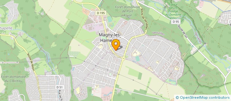 localisation de l'entreprise MONSIEUR HENRI GEOGES OMESSA  MAGNY-LES-HAMEAUX