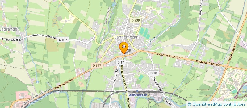 localisation de l'entreprise MONSIEUR HENRI GEORGEL  LANNEMEZAN