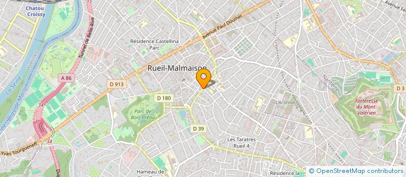 localisation de l'entreprise MONSIEUR HENRI GEVAUDAN à RUEIL-MALMAISON