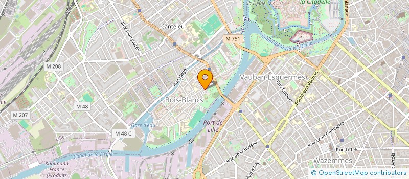 localisation de l'entreprise MONSIEUR HENRI GEY BECHALIER  LILLE