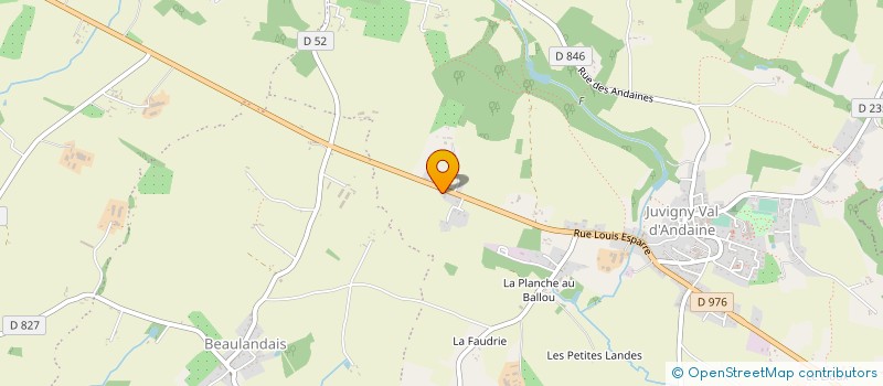 localisation de l'entreprise MONSIEUR HENRI GIGAN à JUVIGNY VAL D'ANDAINE