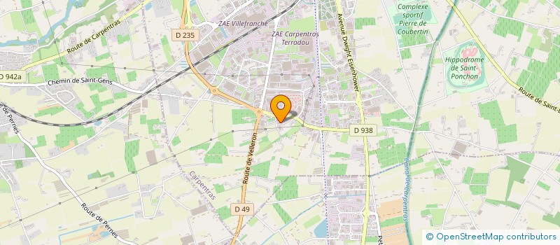 localisation de l'entreprise MONSIEUR HENRI GILLES  CARPENTRAS