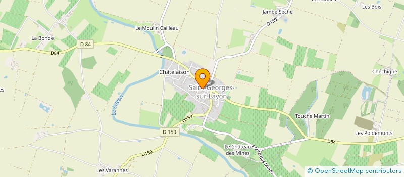 localisation de l'entreprise MONSIEUR HENRI GIRARDEAU  DOUE-EN-ANJOU