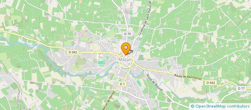 localisation de l'entreprise MONSIEUR HENRI GIRAUD  MAZAN