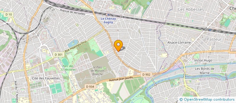 localisation de l'entreprise MONSIEUR HENRI GOETTGENS  GAGNY