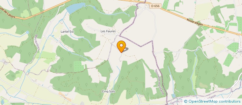 localisation de l'entreprise MONSIEUR HENRI GOLDGRAB  COURBIAC