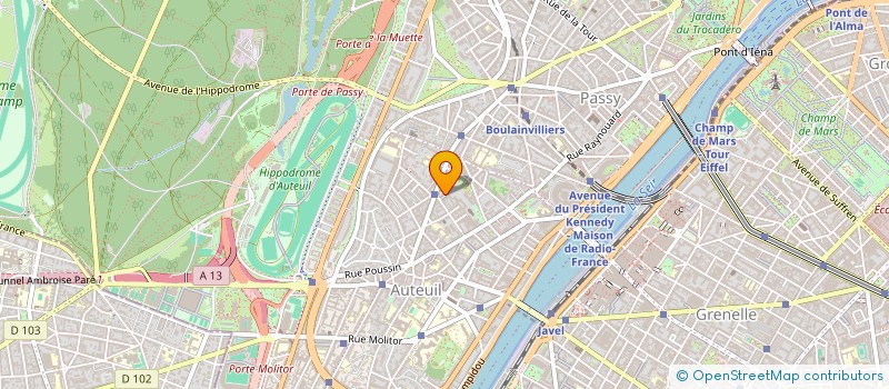 localisation de l'entreprise MONSIEUR HENRI GOLDSTEIN  PARIS