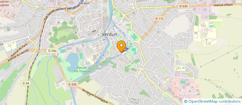 localisation de l'entreprise MONSIEUR HENRI GOLTRANT à VERDUN