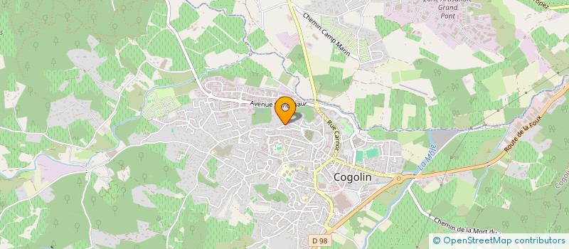 localisation de l'entreprise MONSIEUR HENRI GOMEZ  COGOLIN