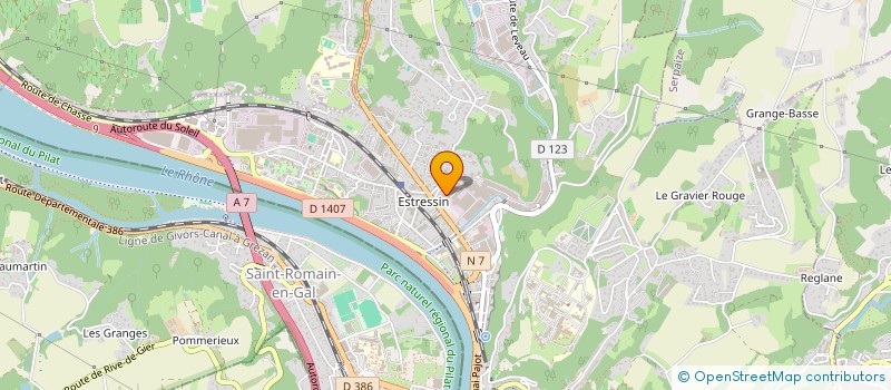 localisation de l'entreprise MONSIEUR HENRI GONDRAN à VIENNE