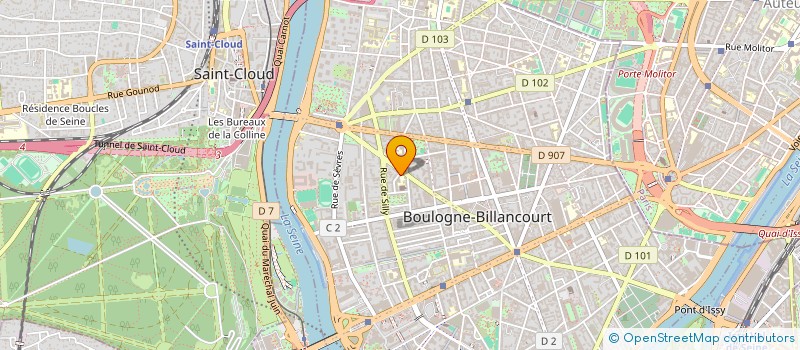 localisation de l'entreprise MONSIEUR HENRI GOSSELIN à BOULOGNE-BILLANCOURT