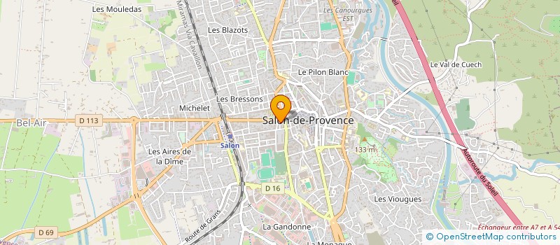 localisation de l'entreprise MONSIEUR HENRI GOUIRAND  SALON-DE-PROVENCE