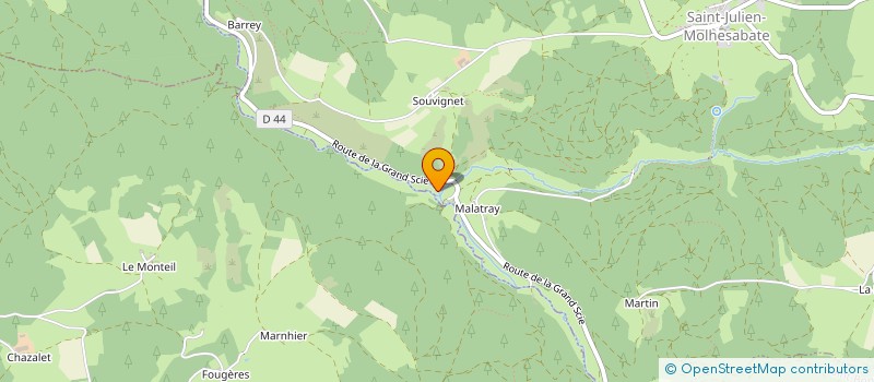 localisation de l'entreprise MONSIEUR HENRI GOUIT  SAINT-JULIEN-MOLHESABATE