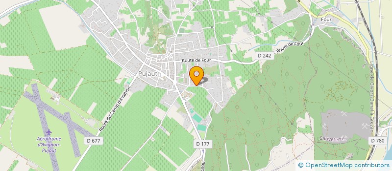 localisation de l'entreprise MONSIEUR HENRI GRACIA  PUJAUT