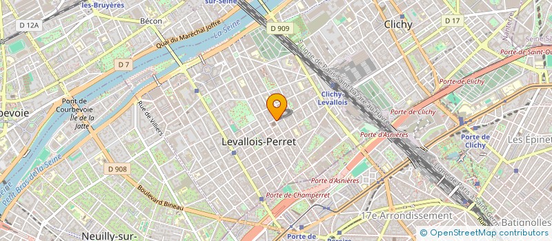 localisation de l'entreprise MONSIEUR HENRI GRACIA à LEVALLOIS-PERRET