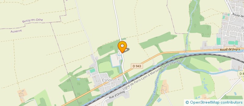 localisation de l'entreprise MONSIEUR HENRI GRAND D ESNON  ESNON