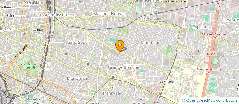 localisation de l'entreprise MONSIEUR HENRI GRANGE à LYON