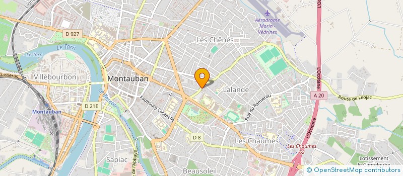 localisation de l'entreprise MONSIEUR HENRI GRANIE  MONTAUBAN