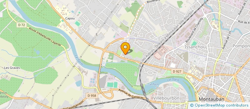 localisation de l'entreprise MONSIEUR HENRI GRAYSSAC-ANTONA  MONTAUBAN