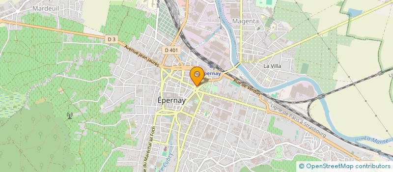 localisation de l'entreprise MONSIEUR HENRI GREGOIRE à EPERNAY