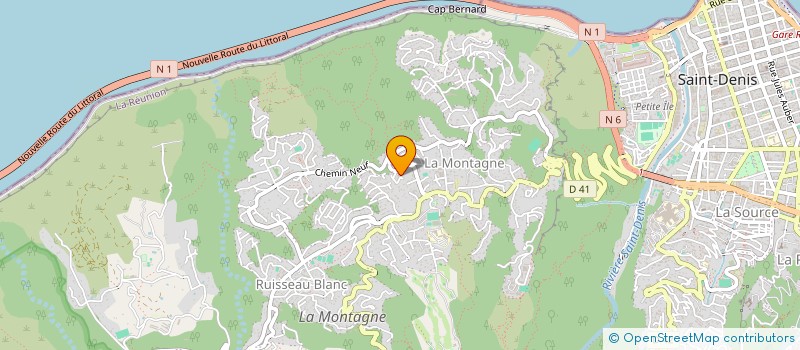 localisation de l'entreprise MONSIEUR HENRI GRONDIN à SAINT-DENIS