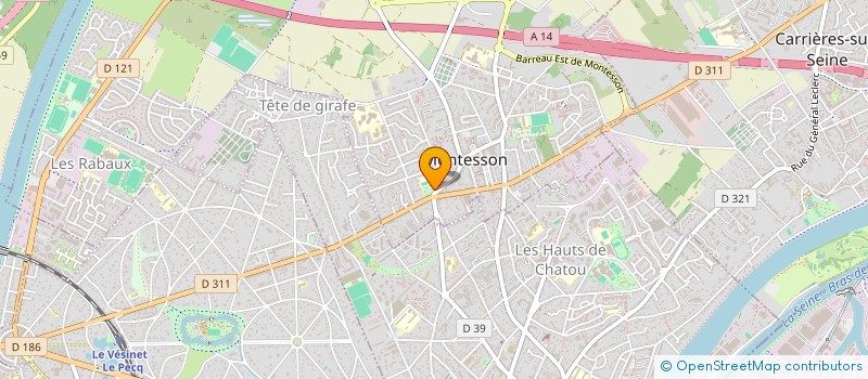 localisation de l'entreprise MONSIEUR HENRI GROUANT à MONTESSON
