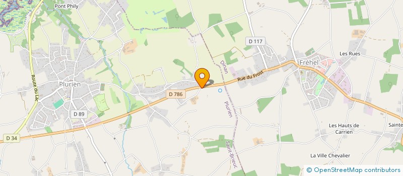 localisation de l'entreprise MONSIEUR HENRI GROUAZEL  FREHEL