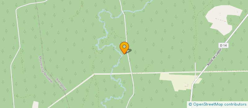 localisation de l'entreprise MONSIEUR HENRI GRUE  YGOS-SAINT-SATURNIN