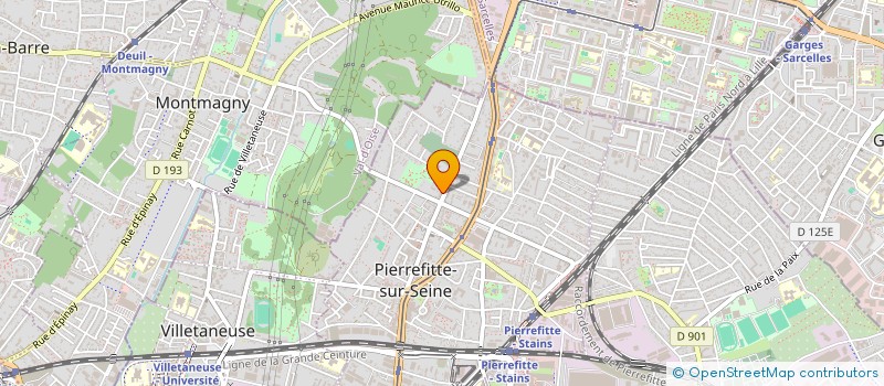 localisation de l'entreprise MONSIEUR HENRI GUENE à PIERREFITTE-SUR-SEINE