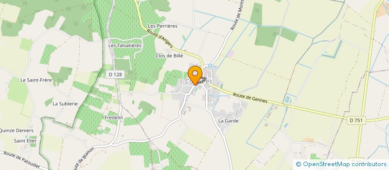 localisation de l'entreprise MONSIEUR HENRI GUERET à BRISSAC LOIRE AUBANCE