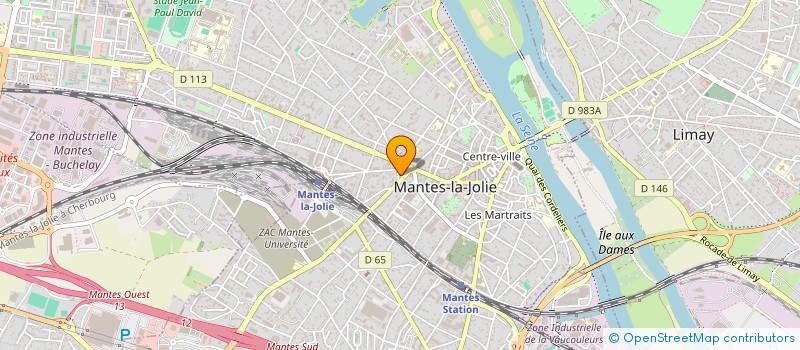 localisation de l'entreprise MONSIEUR HENRI GUEROULT  MANTES-LA-JOLIE