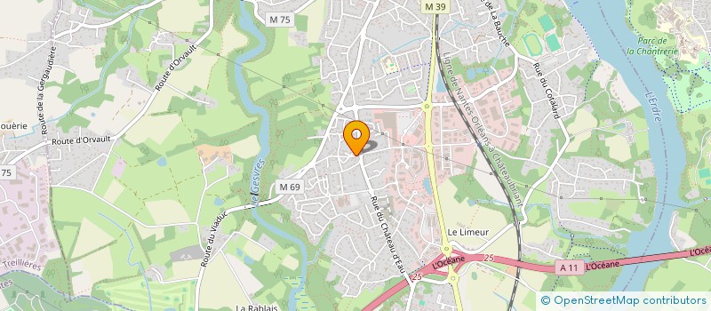 localisation de l'entreprise MONSIEUR HENRI GUEVENOUX à LA CHAPELLE-SUR-ERDRE